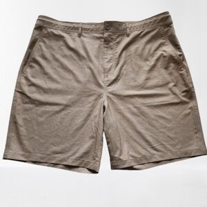 Dockers Hybrid Swim Shorts Mens 38 Khaki 8"